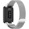 Mailänder Armband für Xiaomi Mi Band 7 Pro, Silber