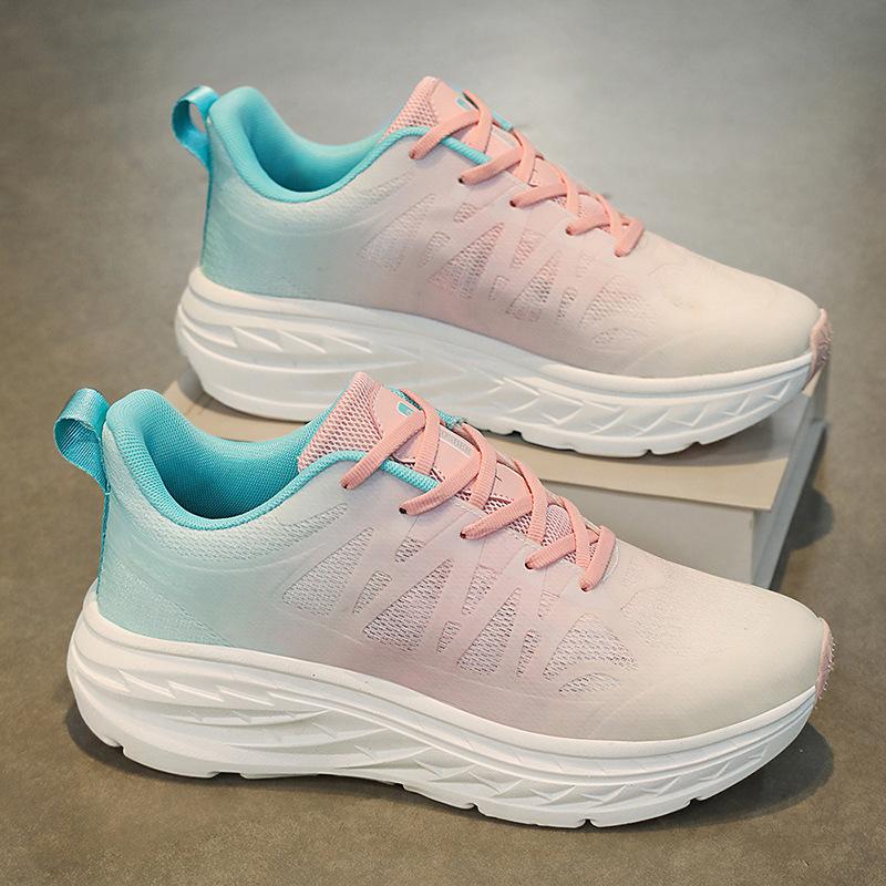 New couple sports shoes men's and women's lightweight casual shoes mesh breathable running shoes casual shoes