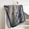 NEW Luxury Winter Cashmere Oil Painting Magnolia Design Scarf Women Warm Pashmina Blanket Poncho Scarves Female Elegance Shawl