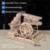 Robotime Rokr Marble Coaster 3D Puzzle Games Wooden Model Kits with Balls Wooden Construction Craft Toys for Kids and Adults