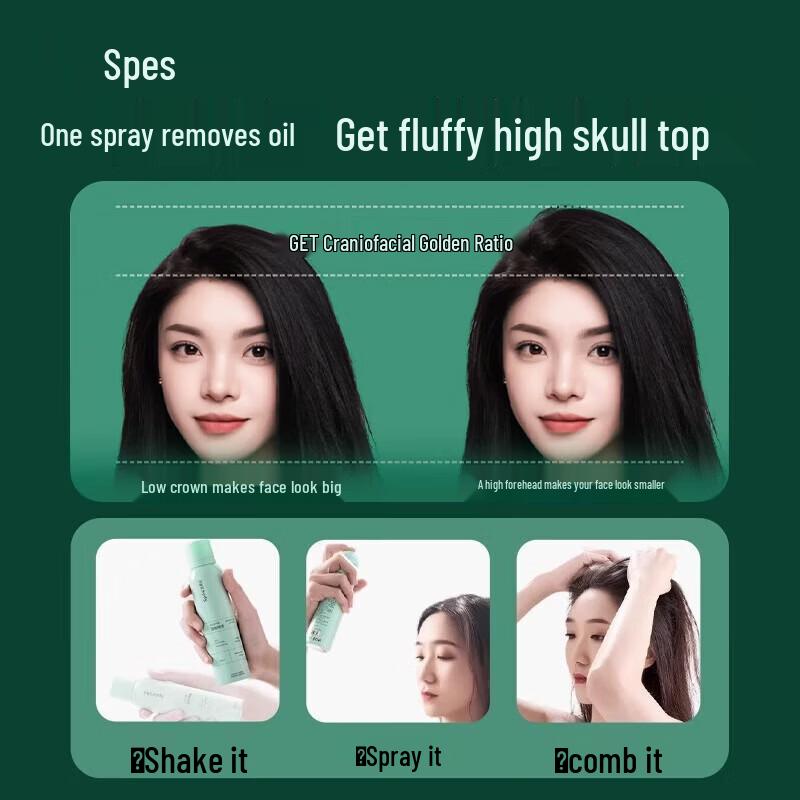 Spes Dry Volumizing Hair Spray - Sweet Grapefruit (Twin Pack)