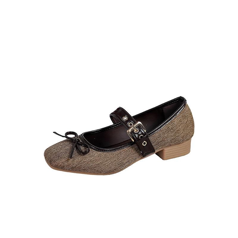 Mary Jane Shoes Women Ankle Straps Low Heels Dress Shoes Chunky Heels Closed Toe Pumps for Women Comfortable Dressy Block Heeled Mary Jane Pumps