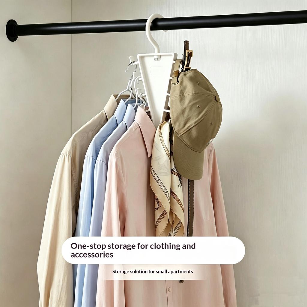 Double Sided 12 Hooks Storage Rack V Shaped Baseball Cap Holder Belt Hat Scarf Organizer Hooks Wardrobe Space Saving Rack