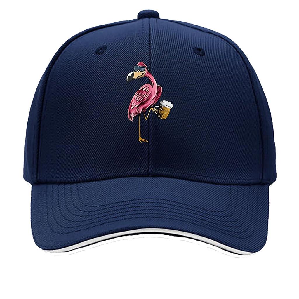 Printed Thousand Cranes Lightweight Outdoor Washable Curved Brim Hat Adjustable Size Fashionable Sandwich Baseball Cap