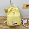 Schoolbag Korean version niche personalized graffiti backpack female small fresh leisure student class schoolbag large capacity commuter bag