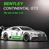 1/32 Legierung Mini Automodell Bentley GT3 Metall Spielzeug Druckguss & Spielzeugfahrzeuge Pull Back Kinder Spielzeugautos für Kinder Jungen Auto Geschenk