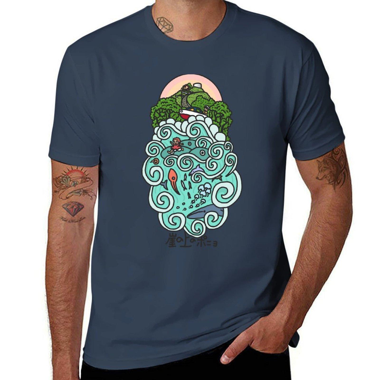 On The Cliff By The Sea Tshirt Lightweight Running Tshirt S