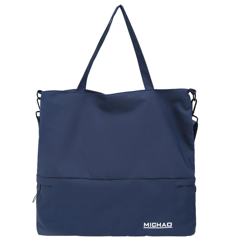 

Couple Style Dry and Wet Separation Sports Training Fitness Bag Large Capacity Shoe Bin Lightweight Handbag Travel Bag синий