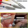 3pcs Nail Drill Bits Professional Russian Style Front Replaceable Grinding Head for Nail Polishing and Removal