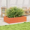 VidaXL Planter Wax Brown 90x60x23 Cm Solid Pine Wood, Outdoor Planter, Flower Box, Plant Box, 847235