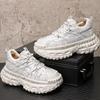 Fashion Retro tire shoes, Paris dad shoes, comfortable and breathable mesh men's shoes, inner sports casual shoes  b33