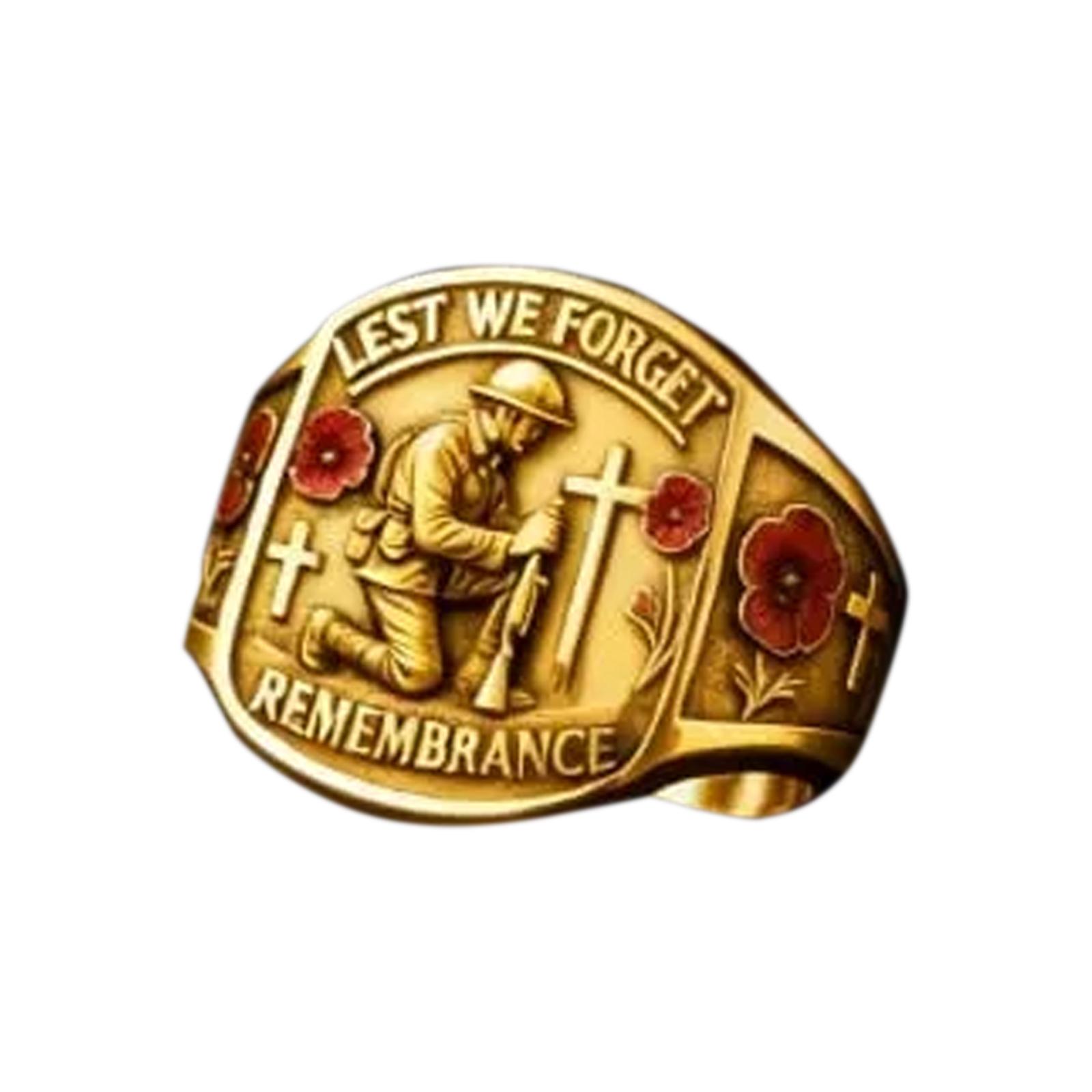 

Heroes Never Forgotten Remembrance Ring One Size