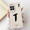 For Huawei Nova 13Pro MIS-AL00 Phone Cover For Huawei Nova 13 Pro Case Silicone Simple Fashion A-Z Letters Shockproof Bumper