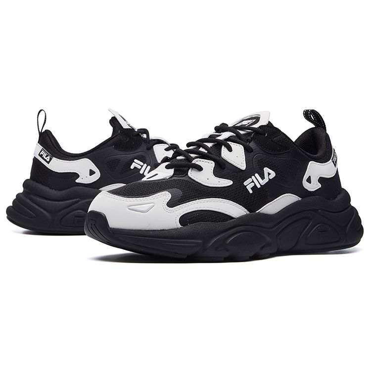 FILA Mars 1 Fabric Synthetic Leather Mars Splicing Sports Shock Absorbing Wear Resistant Breathable Low Top Lifestyle Casual Shoes F12W041117FFN