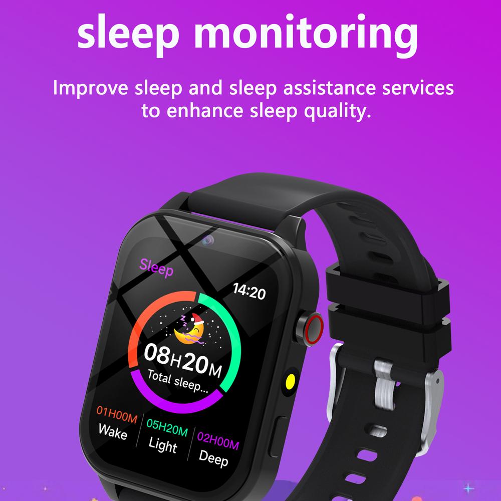 Kinderspiele Smartwatch 1,83'' HD Kamera Taschenlampe Schlafüberwachung Wecker 18 Spiele Smartwatch Kinder Jungen Mädchen Geschenke