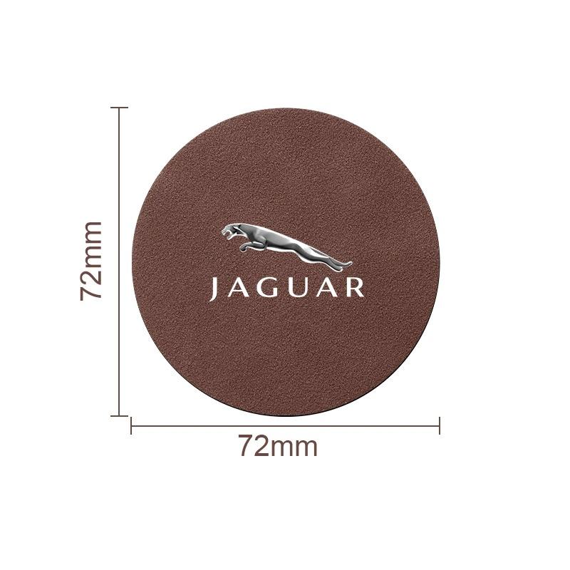 Auto-Becherhalter Dekoration Zubehör Wasserbecher-Schlitz Anti-Rutsch-Matte Für Jaguar-XE XF XS B99 X-TYPE F-PACE I-PACE E-PACE F-PACE S-TYPE C-TYPE C-X16 C- X75