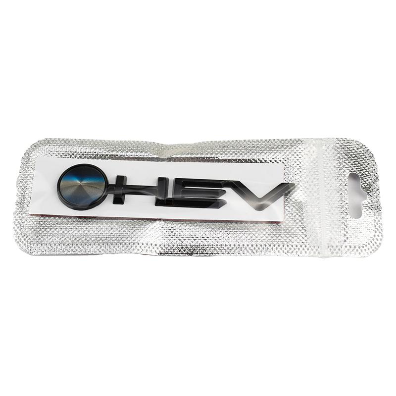 BBco3 Car 3D Metal HEV Logo Trunk Emblem Badge Decals Sticker For Toyota Camry 9th 2024 Highlander Granvia Sienna Avalon Accessories