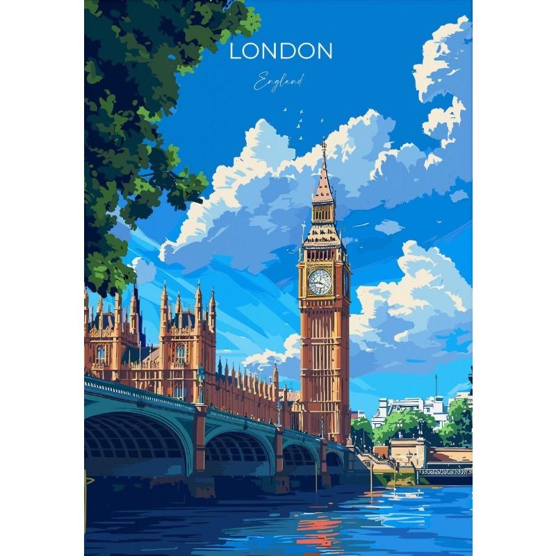 

Современный скандинавский туристический город абстрактная мультяшная иллюстрация постеры принты холст живопись настенное искусство картина гостиная домашний декор 21cm×30cm NoFrame