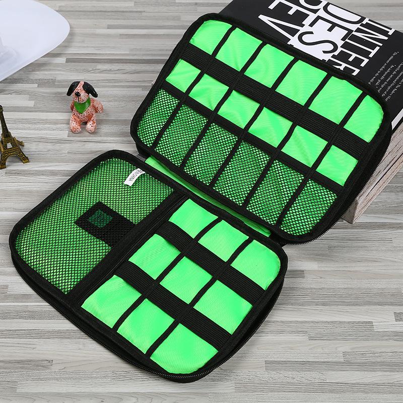 Travel Storage Bags Shockproof Flash Drive USB Cable Earphone Organizer Digital Gadget Holder Cell phone Mobile USB Charger Case