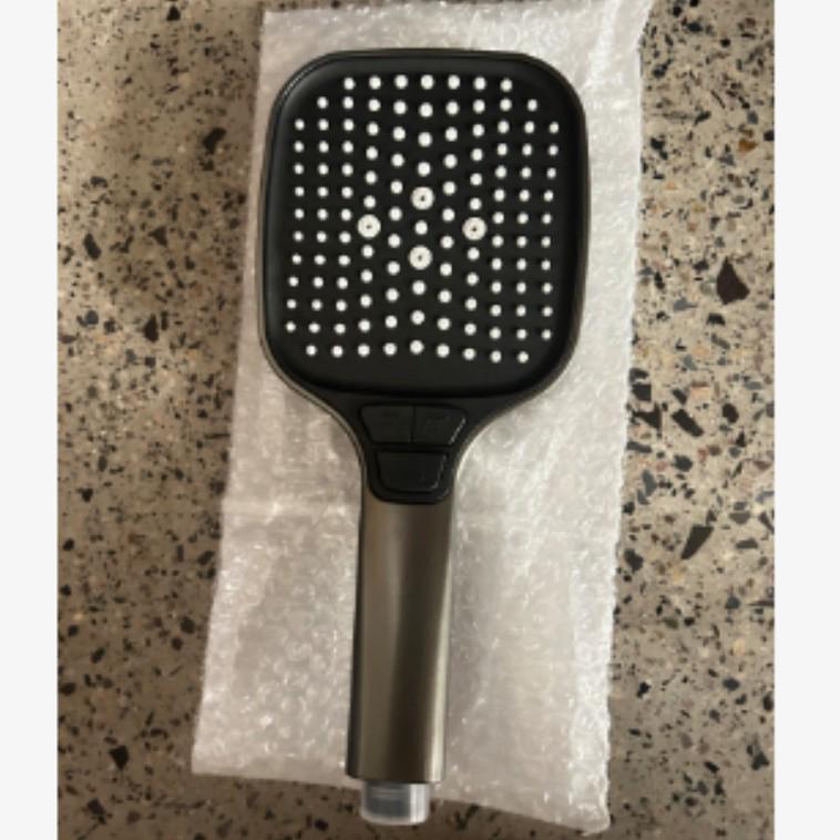 Handheld Water Heater Shower Head with Large Panel for Household Bathrooms