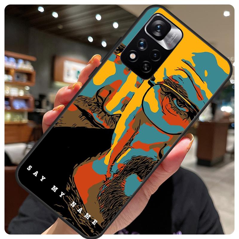 Heisenberg Breaking Bad Case For Redmi Note 12 Pro Cover For Redmi Note 10 8 9 11 Pro 8T 9S 10S 11S 12S 9C 10C 12C
