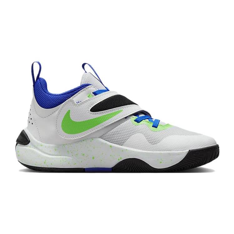 Nike Team Hustle D 11 Green Strike Racer Blue GS DV8996-101