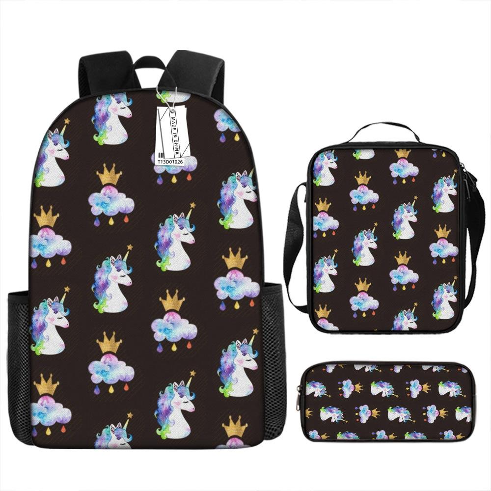 Kindergarten children's school bag unicorn primary school bag small class large class boys and girls reduce the burden of backpack