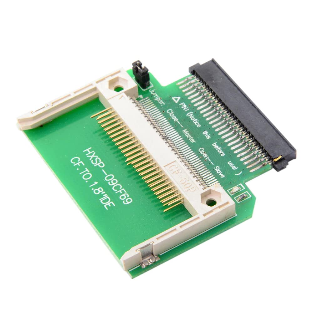 NFHK CF CompactFlash Speicherkarte IDE Festplatte SSD Konverter Adapter 50-Pin 1,8 Zoll