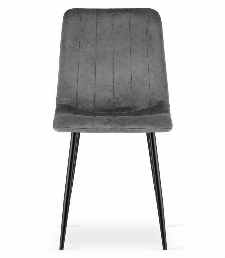 LAVA chair - dark gray velvet x 1
