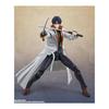 TAMASHII NATIONS SHFiguarts Rurouni Kenshin -Meiji Swordsman Romantic Story- Shinomori Aoshi, ca. 165 mm, bewegliche Figur aus PVC und ABS, bemalt