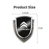 3D Metal Car Side Fender Trunk Body Emblem Badge Sticker For Citroen C1 C2 C4 C5 C3 C4L C8 Berlingo Xsara Picasso Accessories