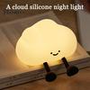 Holiday Present for Friends Cloud Night Light, Cute Silicone Nightlight Baby Toddler, Rechargeable LED Nursery Lamp with Durable Fall Resistant Timer,