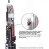 Metal Shaft Link Rod Vibrating Tip Replacement for Philips Sonicare 6 Series 9 Series HX6970 HX936 Electric Toothbrush