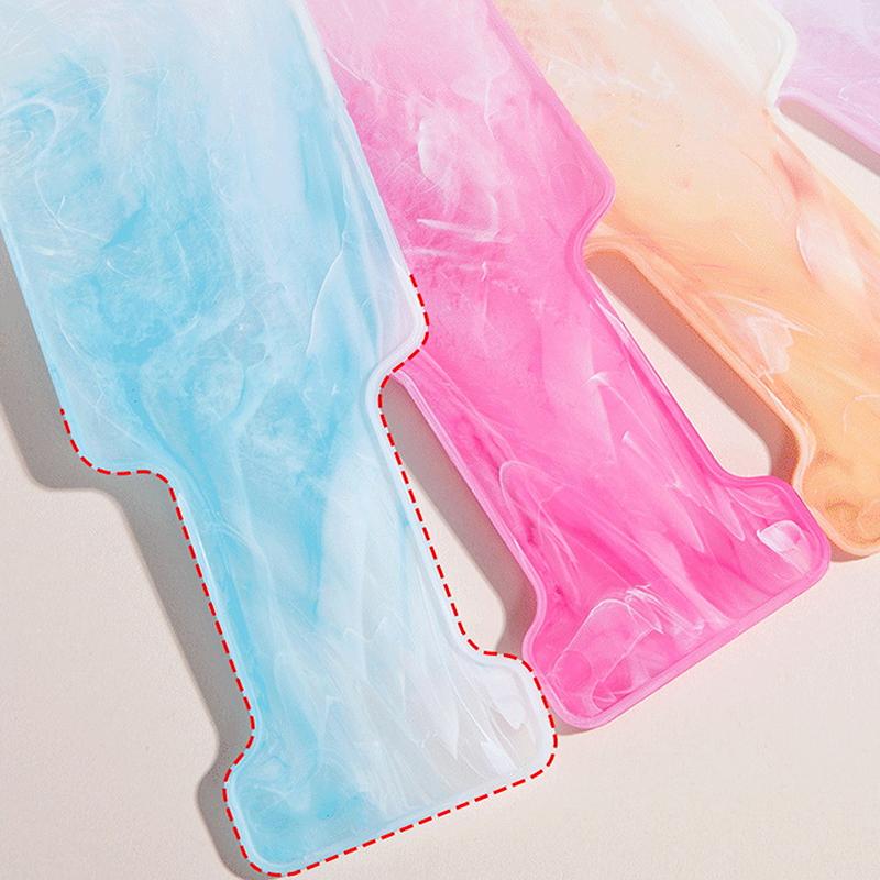 Hair Coloring Board Hairdressing Accessories Hair Coloring Dyeing Board Plate Portable Hair Dyeing Coloring Brush For Barber