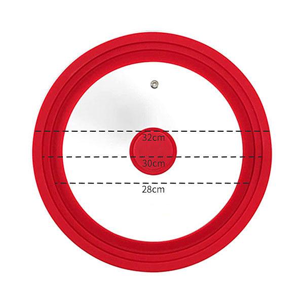 Universal Pan Lids Large Silicone Pot Lids for Pots Pans & Skillets  Fits 16cm To 32cm Cookware Frying Pan Lid