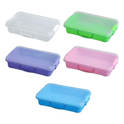 Portable Multicolor Sand Box Toy Organizer Stackable Sensory Bins With Lid For Sand Art Supplies Kids Playroom Storage