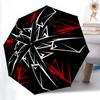 1pc Abstract Pattern Folding Umbrella, Durable, Suitable for Outdoor Activities or Rain, Suitable for Commuting Yy251027138