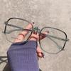 Anti Blue Light Myopia Glasses Large Irregular Glasses Women Polygon Spectacle Frame New Flat Lens Glasses