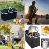Foldable Picnic Basket Insulated Picnic Basket