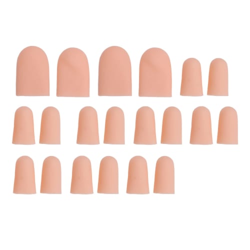 Gel Toe Caps, Big Toe Guard Cushion Toe Protectors for Blisters, Corns, Calluses, Toe Sleeve Protectors for Ingrown Toenails, 10 Pairs
