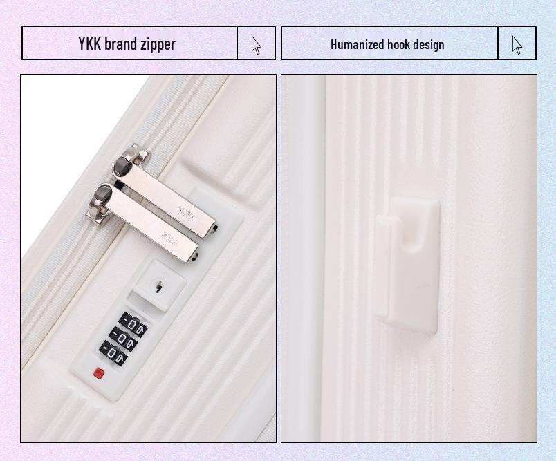 Expandable Cross-Border Sports Suitcase with Silent Wheels & Cup Holder for Men & Women