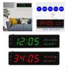 Day Clock, Extra Large Display LED Wall Calendar Alarm Clock with Date and Time, Alarms Perfect