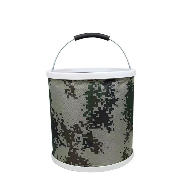 Jixia K Outdoor 11L Camouflage Folding Bucket