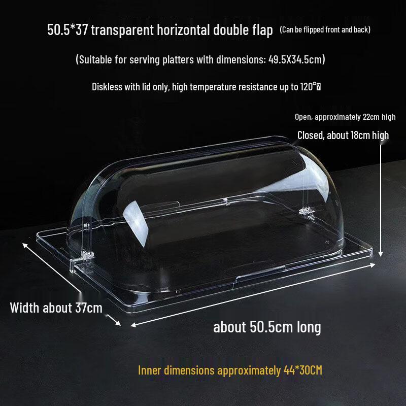 Yude Transparent Plastic Food Tray Dust Cover