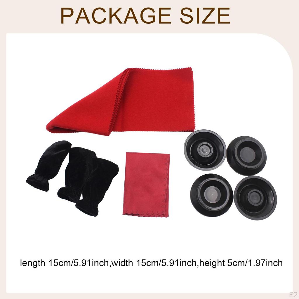Upright Piano Care Kit Caster Cups Maintenance Professional Leg Floor Protectors Keyboard Anti
