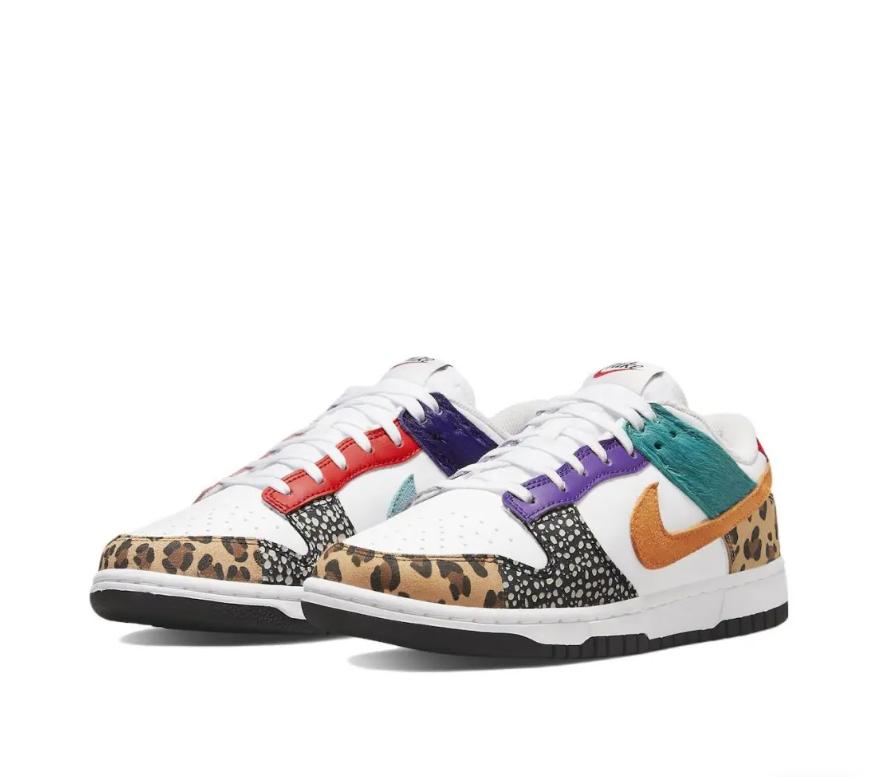 Nike Αθλητικά παπούτσια Dunk Low 'Safari Mix' DN3866-100 Γυναικεία Παπούτσια