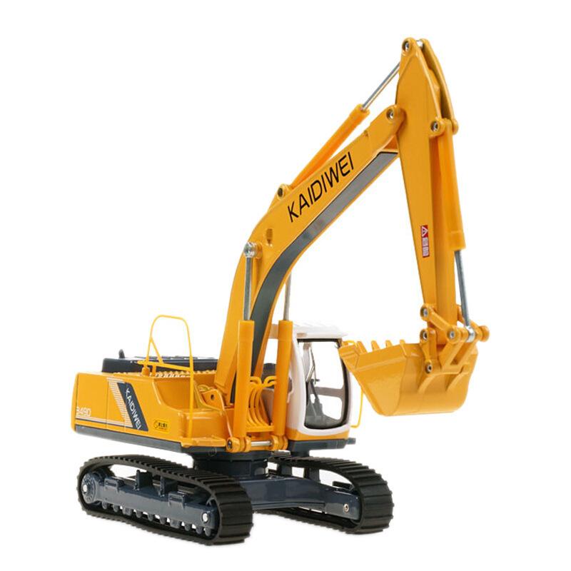 Baggermodell aus Legierung im Maßstab 1/40, Lernspielzeug für Kinder, Baufahrzeuge, Lieblingsgeschenke für Kinder