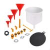 19 Pieces Coolant Funnel Kit with Adapters Car Professional Sturdy Easy Installation Radiator