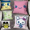 T-Tamagotchi M-Mametchi Pillow Case For Sofa Decor Car Office Room Printing Cushion Cover Decorations and Protector