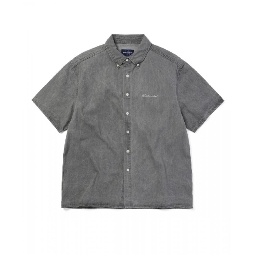 ThiSiSneverthat Вареная джинсовая рубашка S S Серая S